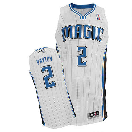 Men's Adidas Orlando Magic #2 Elfrid Payton Authentic White Home NBA Jersey