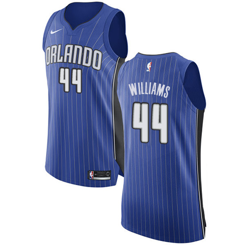 Men's Nike Orlando Magic #44 Jason Williams Authentic Royal Blue Road NBA Jersey - Icon Edition