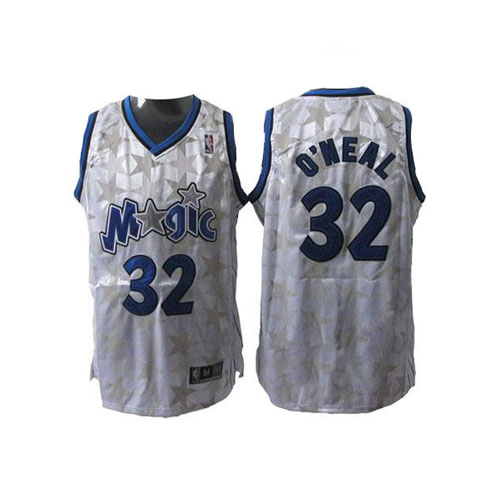 Men's Adidas Orlando Magic #32 Shaquille O'Neal Authentic White Star Limited Edition NBA Jersey