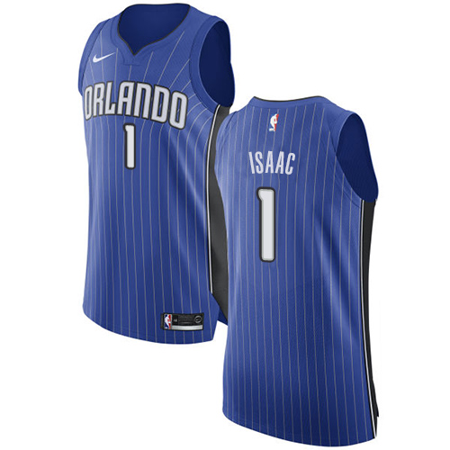 Youth Nike Orlando Magic #1 Jonathan Isaac Authentic Royal Blue Road NBA Jersey - Icon Edition