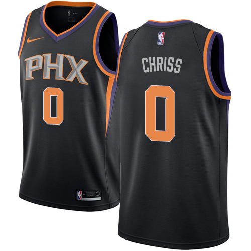 Men's Nike Phoenix Suns #0 Marquese Chriss Swingman Black Alternate NBA Jersey Statement Edition