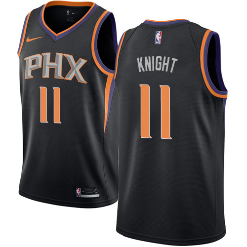 Men's Nike Phoenix Suns #11 Brandon Knight Swingman Black Alternate NBA Jersey Statement Edition