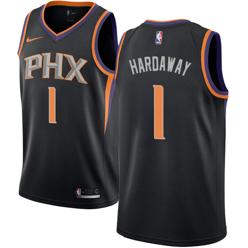 Men's Nike Phoenix Suns #1 Penny Hardaway Authentic Black Alternate NBA Jersey Statement Edition
