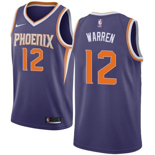 Youth Nike Phoenix Suns #12 T.J. Warren Swingman Purple Road NBA Jersey - Icon Edition