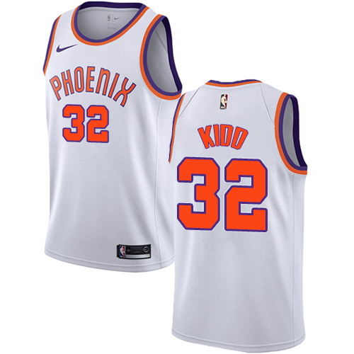 Youth Adidas Phoenix Suns #32 Jason Kidd Authentic White Home NBA Jersey