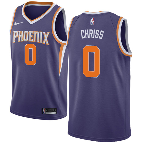 Youth Nike Phoenix Suns #0 Marquese Chriss Swingman Purple Road NBA Jersey - Icon Edition