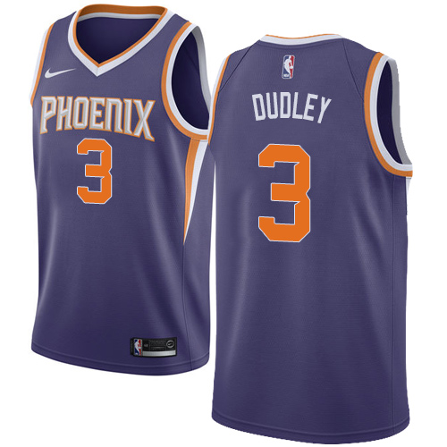 Women's Nike Phoenix Suns #3 Jared Dudley Swingman Purple Road NBA Jersey - Icon Edition
