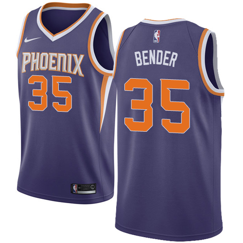 Women's Nike Phoenix Suns #35 Dragan Bender Swingman Purple Road NBA Jersey - Icon Edition