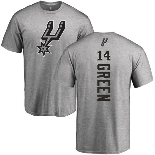 NBA Nike San Antonio Spurs #14 Danny Green Ash Backer T-Shirt