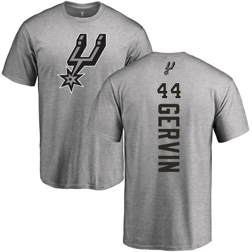 NBA Nike San Antonio Spurs #44 George Gervin Ash Backer T-Shirt