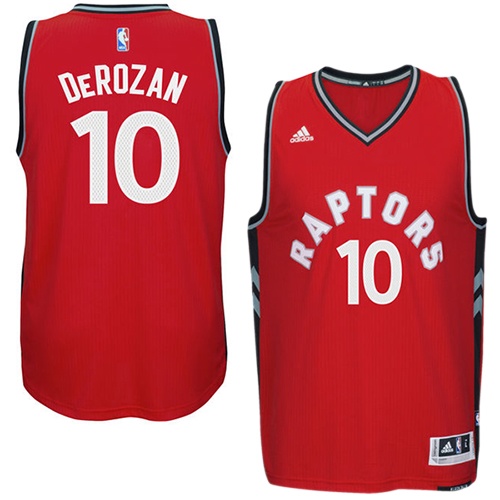 Youth Adidas Toronto Raptors #10 DeMar DeRozan Authentic Red NBA Jersey