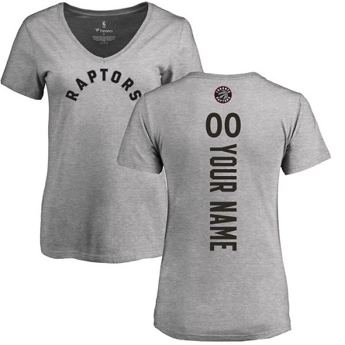 NBA Women's Nike Toronto Raptors #20 Bruno Caboclo Ash Backer T-Shirt