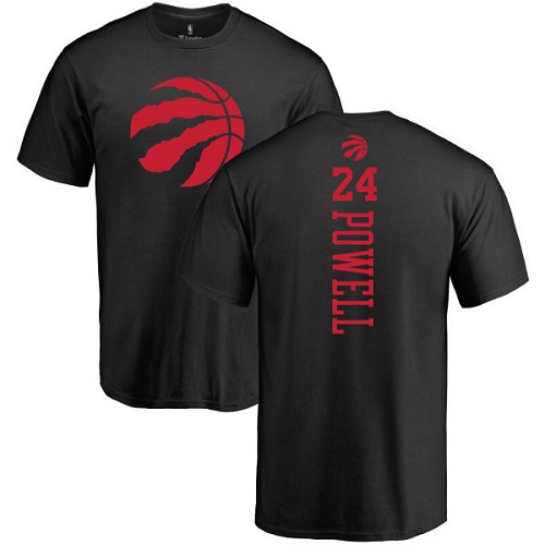 NBA Nike Toronto Raptors #24 Norman Powell Black One Color Backer T-Shirt