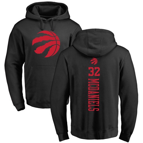 NBA Nike Toronto Raptors #32 KJ McDaniels Black One Color Backer Pullover Hoodie