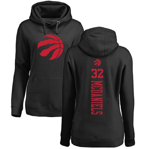 NBA Women's Nike Toronto Raptors #32 KJ McDaniels Black One Color Backer Pullover Hoodie