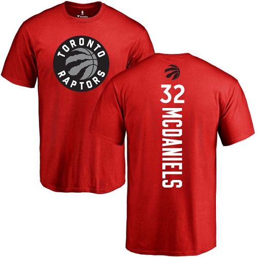 NBA Nike Toronto Raptors #32 KJ McDaniels Red Backer T-Shirt