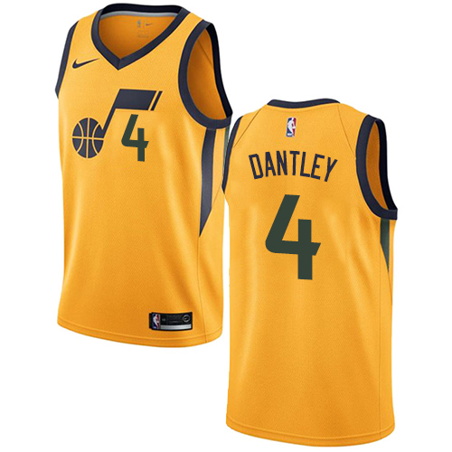 Youth Adidas Utah Jazz #4 Adrian Dantley Authentic Green Alternate NBA Jersey