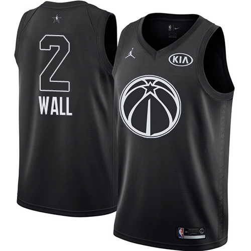 Men's Adidas Washington Wizards #2 John Wall Authentic Grey City Light NBA Jersey
