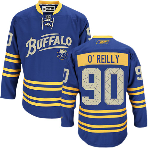 Men's Buffalo Sabres #90 Ryan O'Reilly Fanatics Branded Navy Blue Home Breakaway NHL Jersey