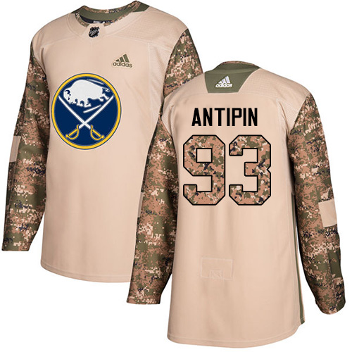 Youth Adidas Buffalo Sabres #93 Victor Antipin Authentic Camo Veterans Day Practice NHL Jersey