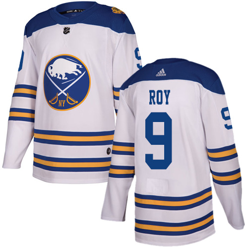 Youth Adidas Buffalo Sabres #9 Derek Roy Authentic White 2018 Winter Classic NHL Jersey