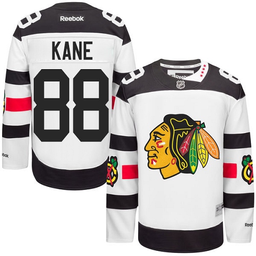 Youth Reebok Chicago Blackhawks #88 Patrick Kane Authentic White 2016 Stadium Series NHL Jersey