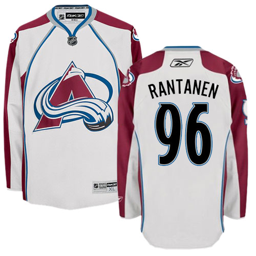 Men's Reebok Colorado Avalanche #96 Mikko Rantanen Authentic White Away NHL Jersey
