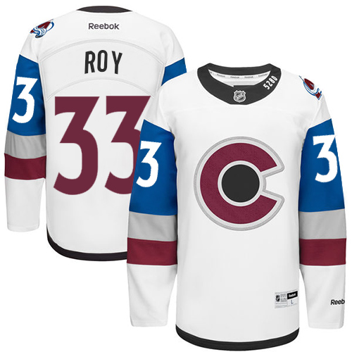 Men's Reebok Colorado Avalanche #33 Patrick Roy Authentic White 2016 Stadium Series NHL Jersey