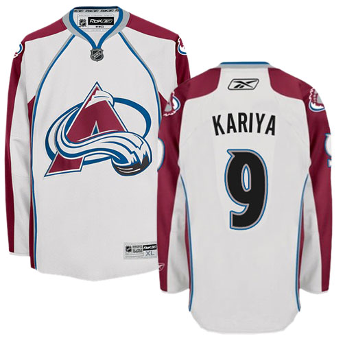 Women's Reebok Colorado Avalanche #9 Paul Kariya Authentic White Away NHL Jersey