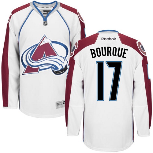 Youth Reebok Colorado Avalanche #13 Alexander Kerfoot Authentic White Away NHL Jersey