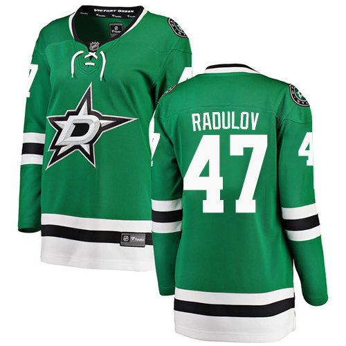 Women's Dallas Stars #47 Alexander Radulov Authentic Green Home Fanatics Branded Breakaway NHL Jersey