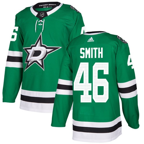 Youth Adidas Dallas Stars #46 Gemel Smith Premier Green Home NHL Jersey