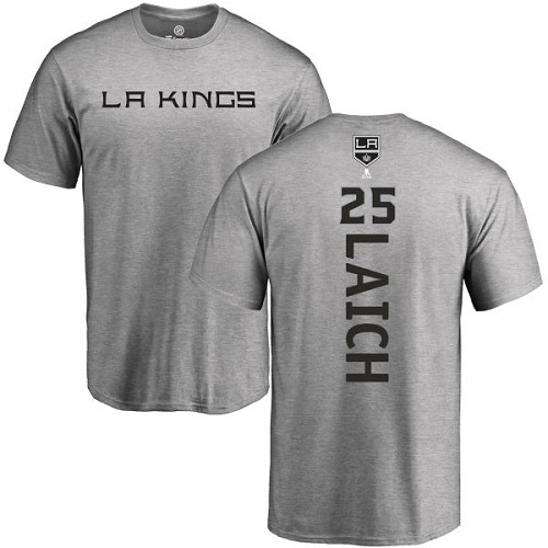 NHL Adidas Los Angeles Kings #25 Brooks Laich Ash Backer T-Shirt