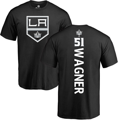 NHL Adidas Los Angeles Kings #51 Austin Wagner Black Backer T-Shirt