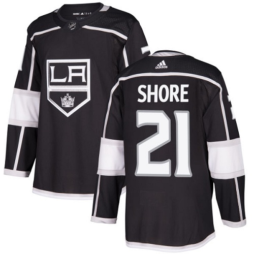 Men's Adidas Los Angeles Kings #21 Nick Shore Authentic Black Home NHL Jersey