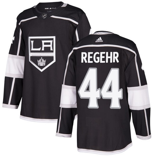 Men's Adidas Los Angeles Kings #44 Robyn Regehr Authentic Black Home NHL Jersey