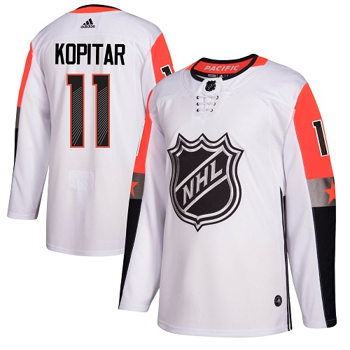 Youth Adidas Los Angeles Kings #11 Anze Kopitar Authentic White 2018 All-Star Pacific Division NHL Jersey