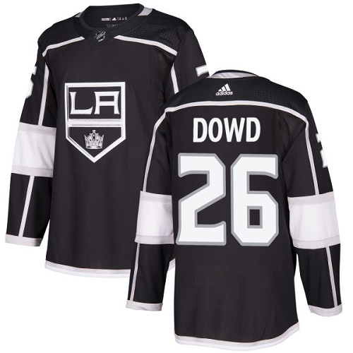 Youth Adidas Los Angeles Kings #26 Nic Dowd Authentic Black Home NHL Jersey