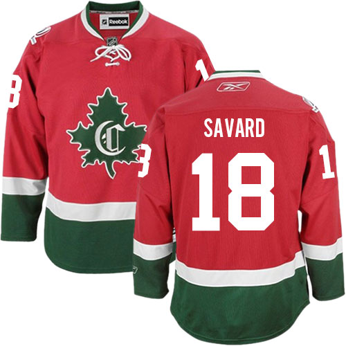 Youth Reebok Montreal Canadiens #18 Serge Savard Authentic Red New CD NHL Jersey