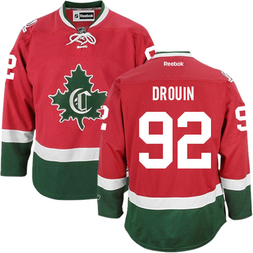 Men's Reebok Montreal Canadiens #92 Jonathan Drouin Authentic Red New CD NHL Jersey