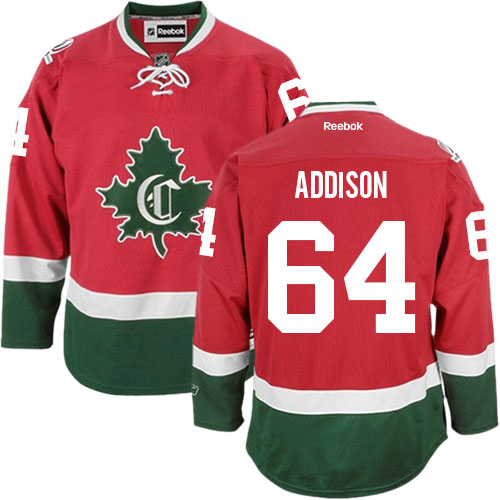 Women's Reebok Montreal Canadiens #64 Jeremiah Addison Authentic Red New CD NHL Jersey