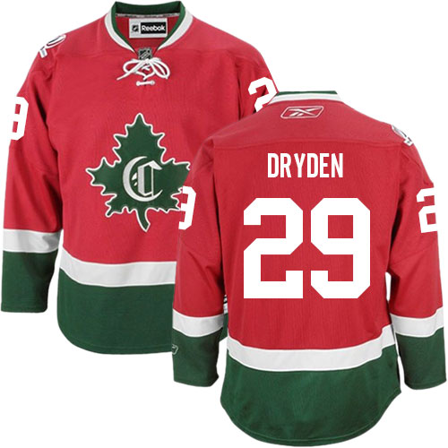 Men's Reebok Montreal Canadiens #29 Ken Dryden Authentic Red New CD NHL Jersey