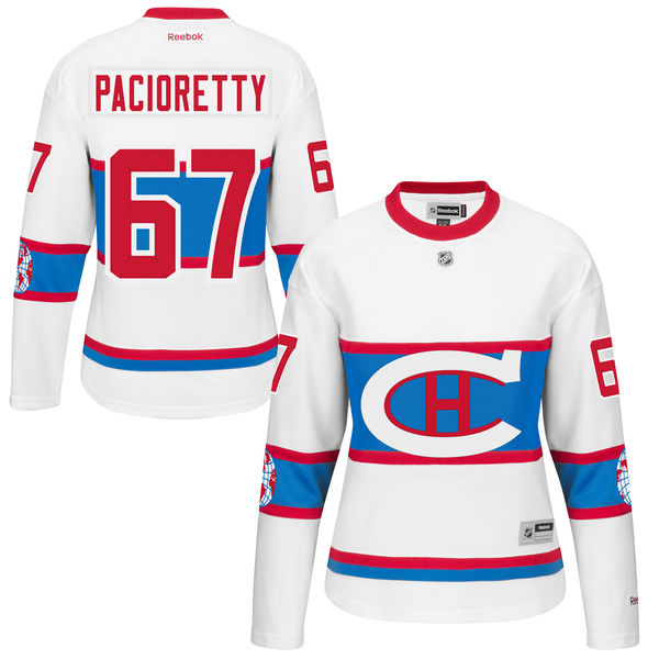 Women's Reebok Montreal Canadiens #67 Max Pacioretty Authentic White 2016 Winter Classic NHL Jersey