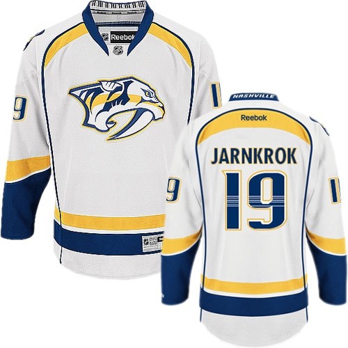 Women's Reebok Nashville Predators #19 Calle Jarnkrok Authentic White Away NHL Jersey