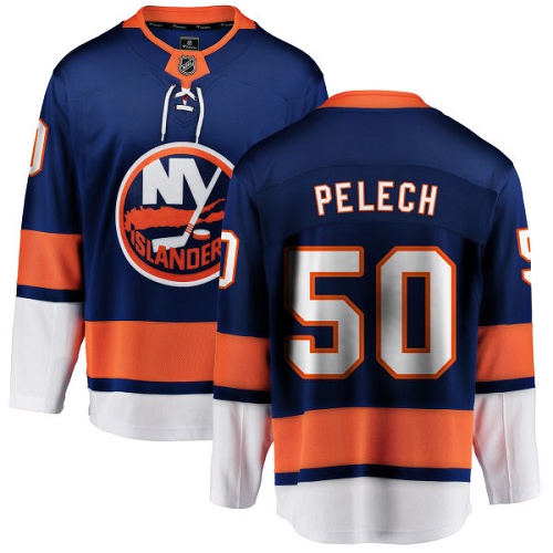 Youth New York Islanders #50 Adam Pelech Fanatics Branded Royal Blue Home Breakaway NHL Jersey