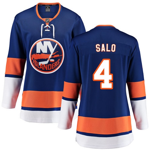 Women's New York Islanders #4 Robin Salo Fanatics Branded Royal Blue Home Breakaway NHL Jersey