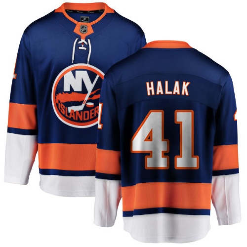 Men's New York Islanders #41 Jaroslav Halak Fanatics Branded Royal Blue Home Breakaway NHL Jersey