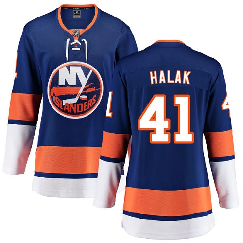 Women's New York Islanders #41 Jaroslav Halak Fanatics Branded Royal Blue Home Breakaway NHL Jersey