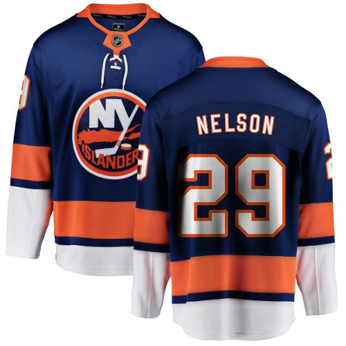 Youth New York Islanders #29 Brock Nelson Fanatics Branded Royal Blue Home Breakaway NHL Jersey