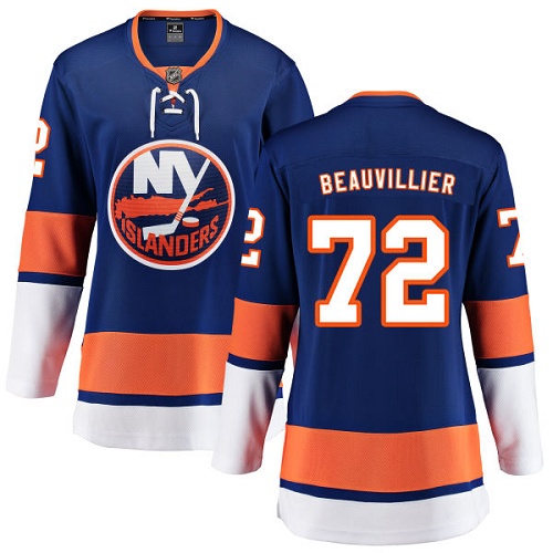 Women's New York Islanders #72 Anthony Beauvillier Fanatics Branded Royal Blue Home Breakaway NHL Jersey